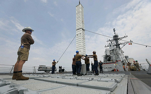 美海軍磨練「海上重裝填」 杜威號最新畫面曝光