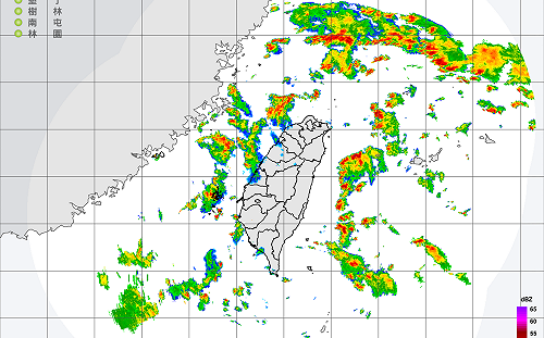 大低壓帶影響中南部不定時雷陣雨 午後中部以北警戒