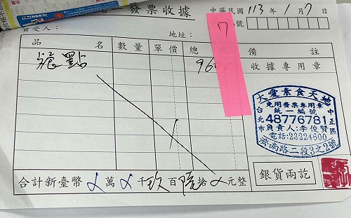 花96萬素食餐費爭議 民眾黨：2筆款項被誤登成1筆