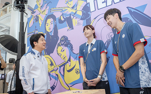 賴清德關心羅嘉翎、彭名揚傷勢 祝福2028前進洛杉磯