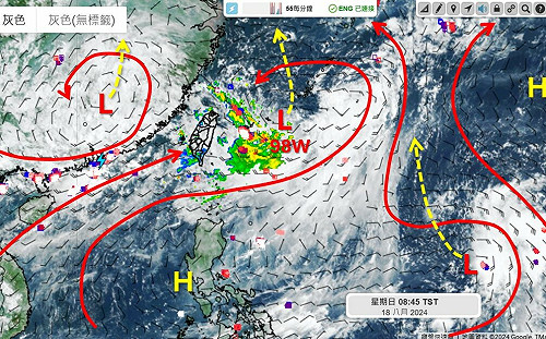 低壓帶影響到下週二！8月底前難見晴朗穩定少雨