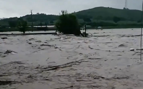 (影) 中國南、北都洪災! 廣東增城、梅州潰堤 遼寧水深2米 居民上屋頂求救