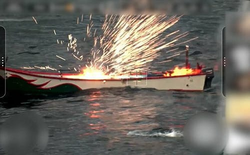 盾牌行動毀胡塞「滿載炸藥」無人艇! 希臘商船紅海遇襲漂流 法艦救援29人