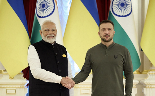 莫迪會澤倫斯基談俄烏戰爭：印度站在和平這邊