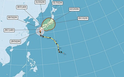 全台續飆高溫！中颱珊珊｢迷蹤步｣登陸日本估挾驚人降雨釀嚴重災情