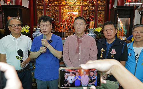 挺善樑 籲出門投不同意罷免 趙少康：阻擋民進黨輸不起的逆流