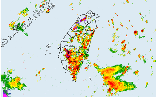 19縣市大雨特報！氣象署：6縣市大雷雨持續一小時