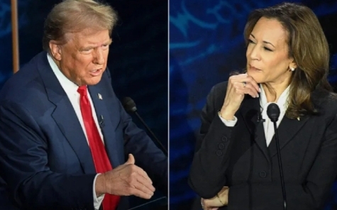 (影) 賀、川普民調拉開差距! CNN : 提早投票民眾多投賀 川普等後來居上