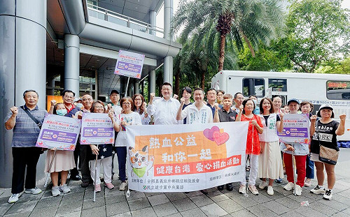 民進黨辦「健康台灣」捐血活動　期許建構強大社會安全網