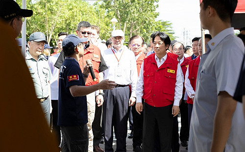 賴清德視導震災動員演練  盼強化台灣全社會防衛韌性