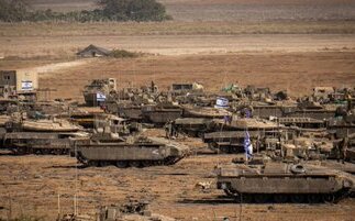 (影) 要地面攻擊了! 大量坦克出現 以軍2旅集結黎巴嫩邊境 要士兵「做好準備」