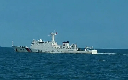 1天2次侵擾金門限制水域！海巡4巡防艇「1對1」應對中國海警船