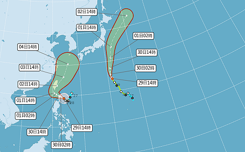 山陀兒颱風持續長胖增強！氣象署：不排除從「恆春半島」登陸