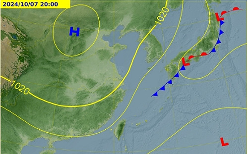 今東雨西晴 明起變天轉涼漸有秋意 