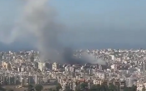 (影) 真主黨100枚火箭彈轟海法 以軍還擊黎巴嫩達西亞 土耳其忙撤僑