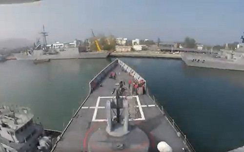 (影)因應中國軍演 海軍銘傳艦緊急出港、海鋒反艦飛彈就位戰備監控