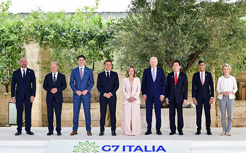 G7：俄羅斯資產在戰爭後繼續凍結 賠償烏克蘭