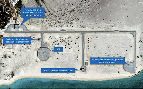 英智庫：中國西沙中建島裝新型雷達 擴大偵察能力