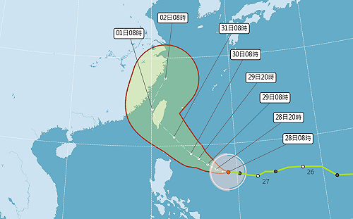 康芮颱風逼近！賈新興估「這一帶登陸」：週三恐發陸警