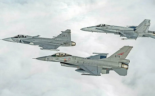 北歐國家聯手打造「小北約」!這4國250架F-35等先進戰機飛抵俄邊境