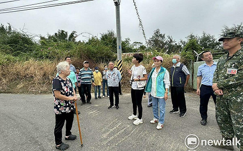 陳亭妃會勘新中營區道路問題  各單位決議改善道路設計截彎取直