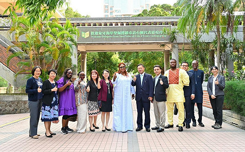 促進法語教育交流  象牙海岸姊妹市長訪文藻大學、新興高中  