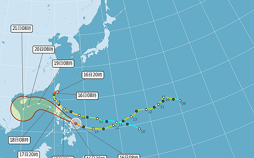 天兔達輕颱下限！減弱成熱帶低壓 專家：今登陸南部 