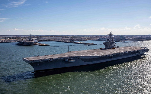 「無人機空戰中心」上艦 「布希號」結束PIA進行海上測試