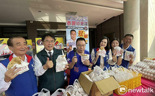 賀台日大戰勝  台南藍軍發2150雞豬排全國最多  籲賴總統兌現承諾