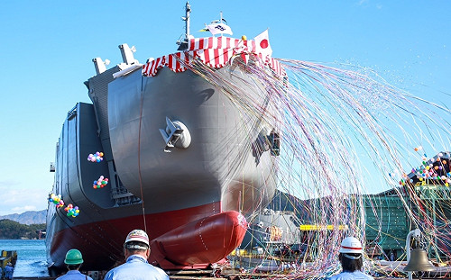 應對「台灣有事」！日本陸自「海上輸送群」排水量3500噸新船下水