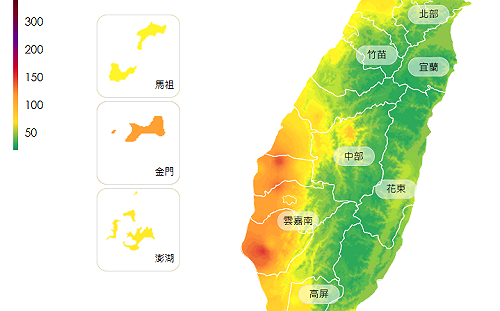 西南部空品「橘一片」！環境部急發2地區紅色警報