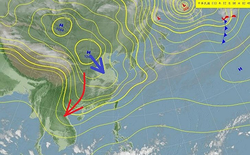 有感降溫！鄭明典曬圖指一特徵：分裂高壓往東南移動  