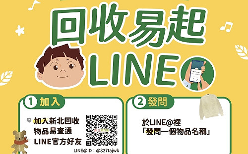 新北回收易起LINE 雙12開跑  最高可抽600元禮券