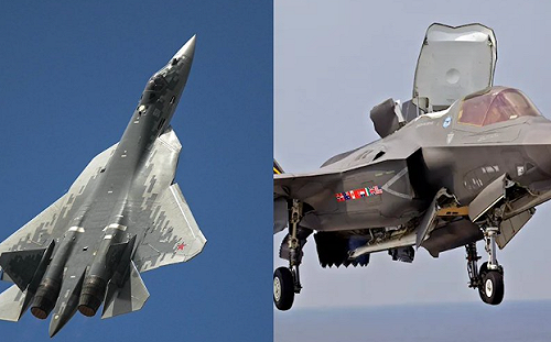 Su-57 VS F-35 誰勝出？ 印度考慮買這戰機當五代機 俄媒大吹法螺