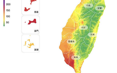 境外污染物襲台！21測站空品亮橘燈 南部與離島紅色警示