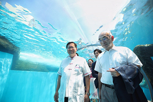 參訪橫濱八景島  鄭文燦：打造桃園水族館