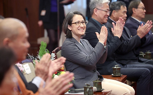 接見金舵獎暨旭青獎得獎人　蕭美琴肯定協助青少年迷途知返