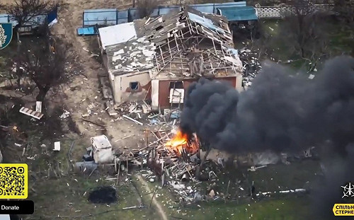 (影) 烏軍發威! 俄庫爾斯克指揮所被炸 赫爾松陣地也 AASM導彈「重錘」