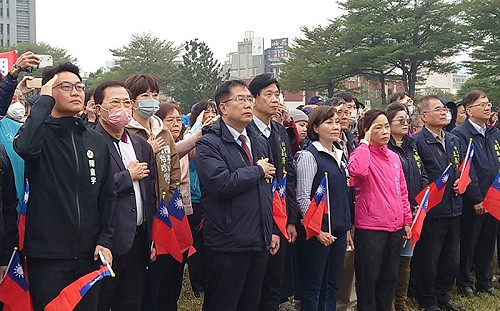 台南元旦升旗 黃偉哲盼延續台南400再創新紀元