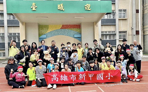 泰迪熊牽起台日大小校情誼  金澤星稜大學訪新甲國小文化交流