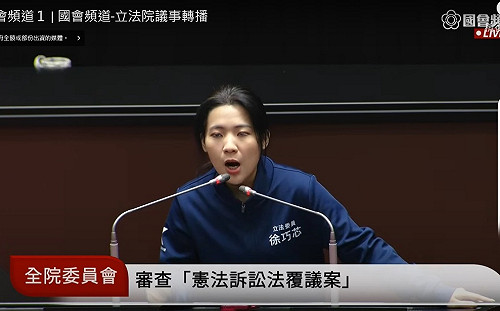 修《憲訴法》侵害人民救濟權？ 徐巧芯：大法官只受理民案1、2%