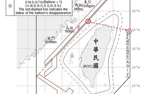 17共機.6共艦.1空飄氣球擾台 13架次逾越中線