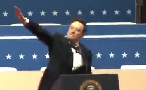 (影) 馬斯克疑在川普就職典禮行2次納粹禮! 祖克伯眼睛盯 「她」也成話題