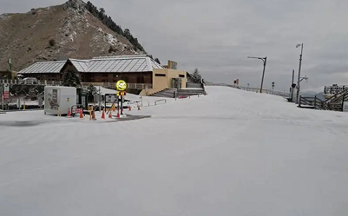 入冬以來最美雪景!合歡山化身雪白世界 積雪厚達3公分