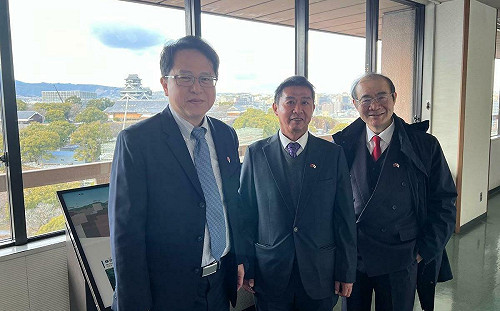 許智傑、邱志偉親訪熊本政要  推動AI科技、觀光文化合作