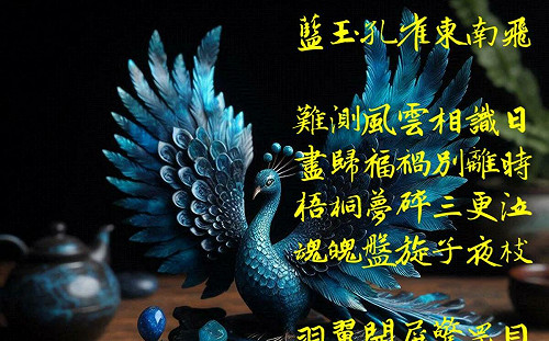 詩》藍玉孔雀東南飛