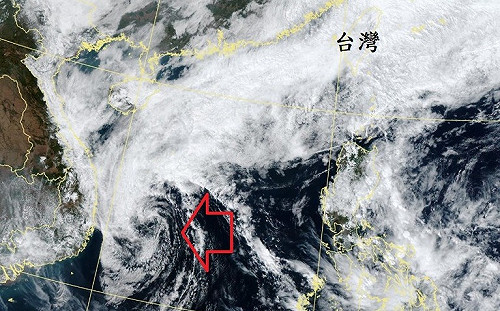 二月恐有颱風生成？鄭明典曬圖驚：南海出現「熱帶性低氣壓」