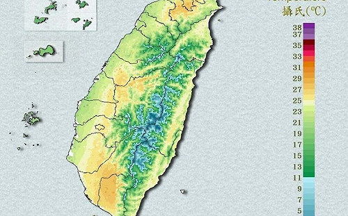 今高溫32度！溫度分布圖黃色系出現 鄭明典：春季冷暖交替