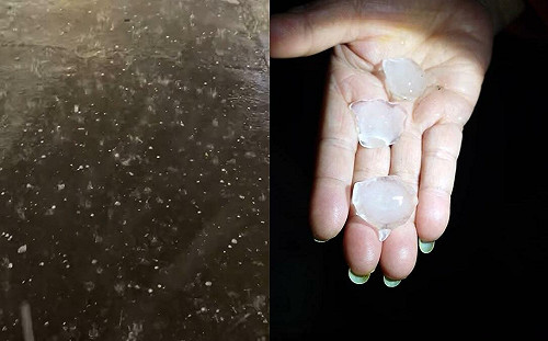 雙北深夜多地降下冰雹！氣象署解釋原因：仍要留意
