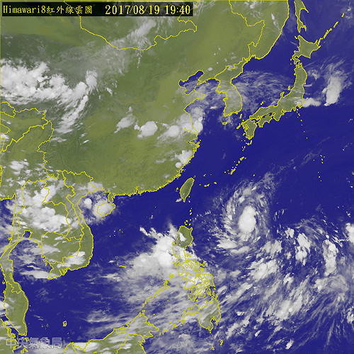 東南方熱擾動恐成颱 周一是關鍵